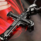 Fashion Simple Cross Pendant Necklace For Men And Women