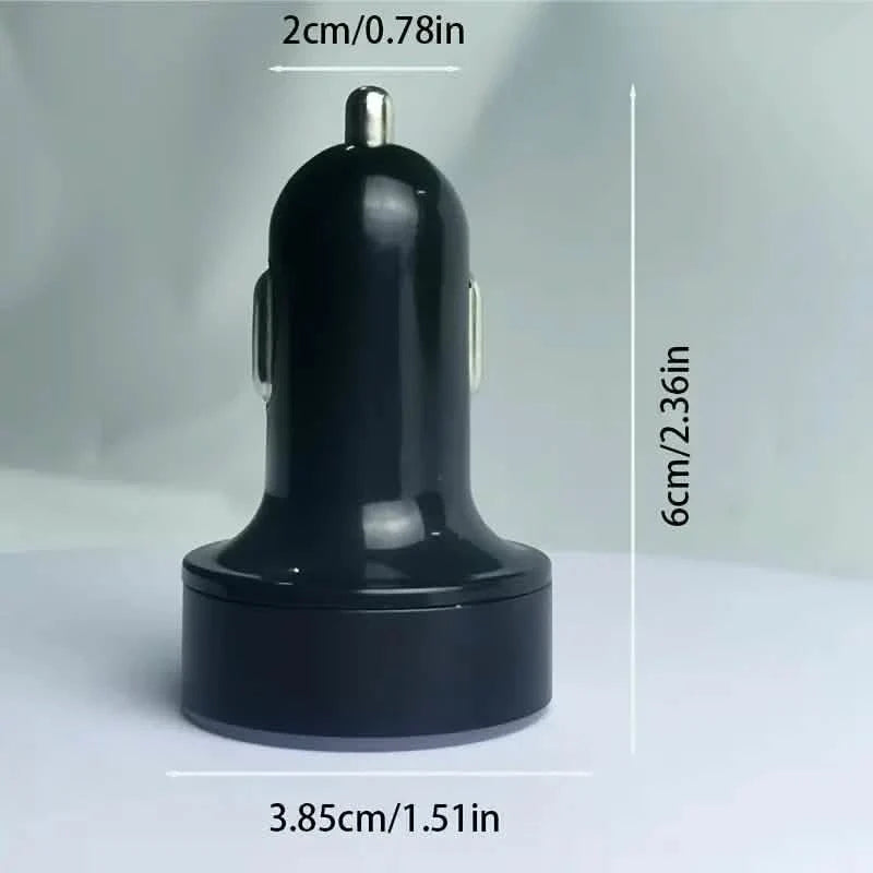 Fast Charging 6 Ports Car Charger Adapter with 4 USB + 2 Type-C 40W QC3.0
