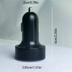 Fast Charging 6 Ports Car Charger Adapter with 4 USB + 2 Type-C 40W QC3.0