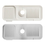 Faucet Splash Mat Sink Tray Water Drainage Pad Sponge Soap Holder