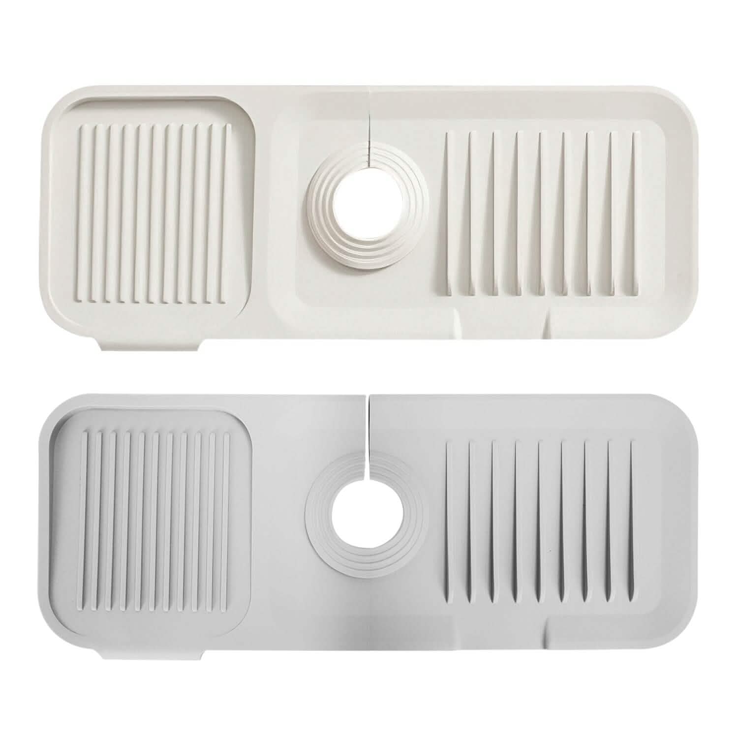 Faucet Splash Mat Sink Tray Water Drainage Pad Sponge Soap Holder
