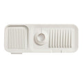Faucet Splash Mat Sink Tray Water Drainage Pad Sponge Soap Holder