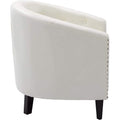 Faux Leather Club Chair Bucket Chair Upholstered Tub Chair