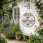 Funny Garden Metal Sign – Vintage Decor