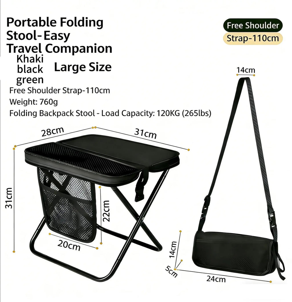 Portable Handbag Style Outdoor Folding Stool