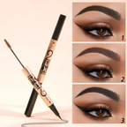 4-Point Eyebrow Pencil & Dye Set & Mascara, Waterproof Long Lasting Natural Makeup
