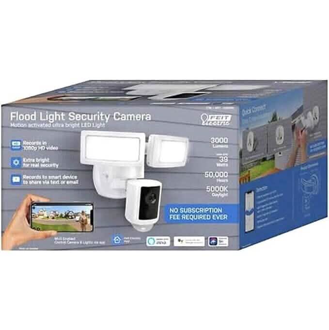 Feit Electric LED 1080P HD Smart Flood Security Light  (Refurbished)