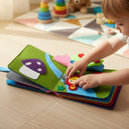 Felt Board Books Toddlers Interactive Learning Toy Set