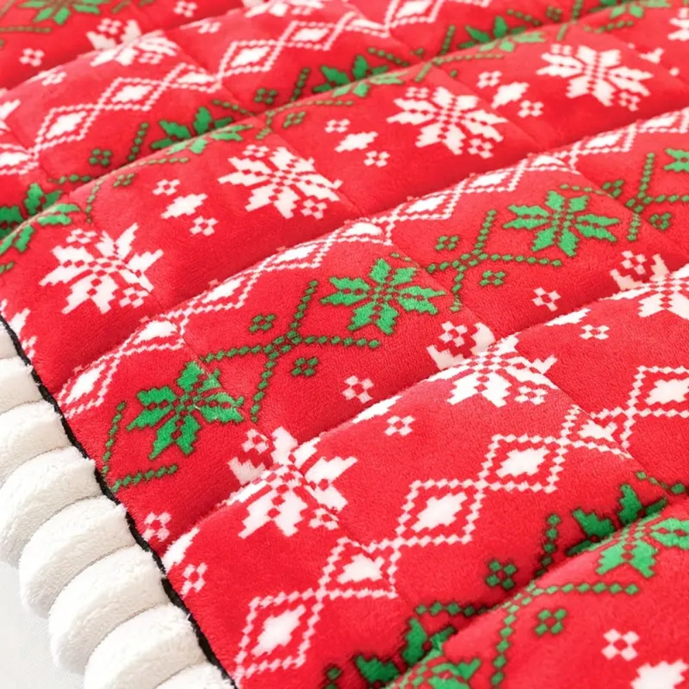 Seasonal Snowflake Sofa Protector Cover
