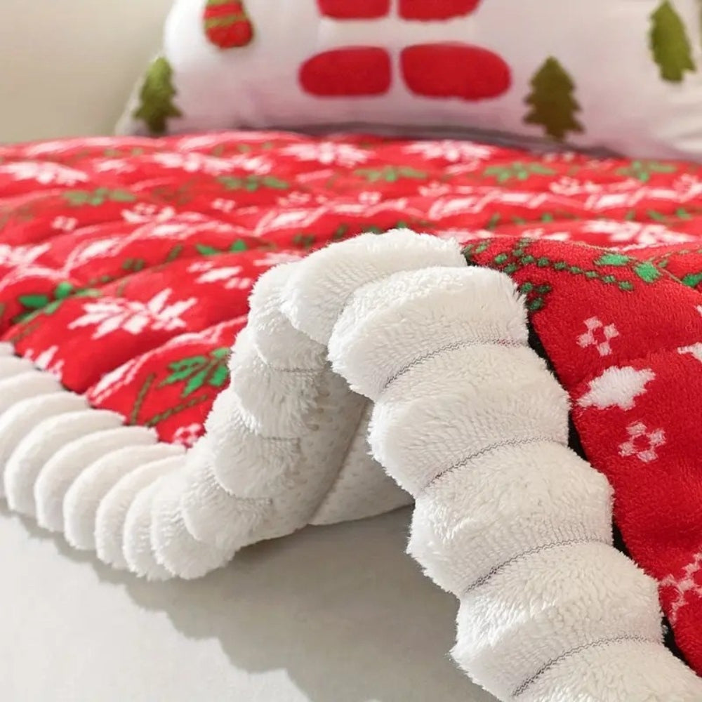 Seasonal Snowflake Sofa Protector Cover