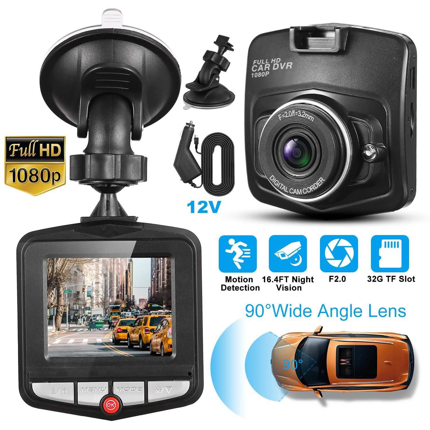 FHD 1080P Car DVD Dash Cam Vehicle Video Recorder