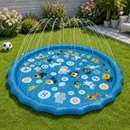 Inflatable Water Play Mat with Sprinkler