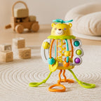 Bear Activity Rattle with Pull Cords