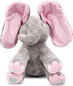 Singing Elephant Plush – Peek-a-Boo & Music Toy