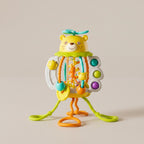 Bear Activity Rattle with Pull Cords