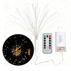 LED Copper Wire Firework Lamp with Remote