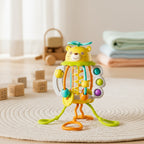 Bear Activity Rattle with Pull Cords