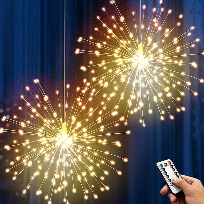 LED Copper Wire Firework Lamp with Remote