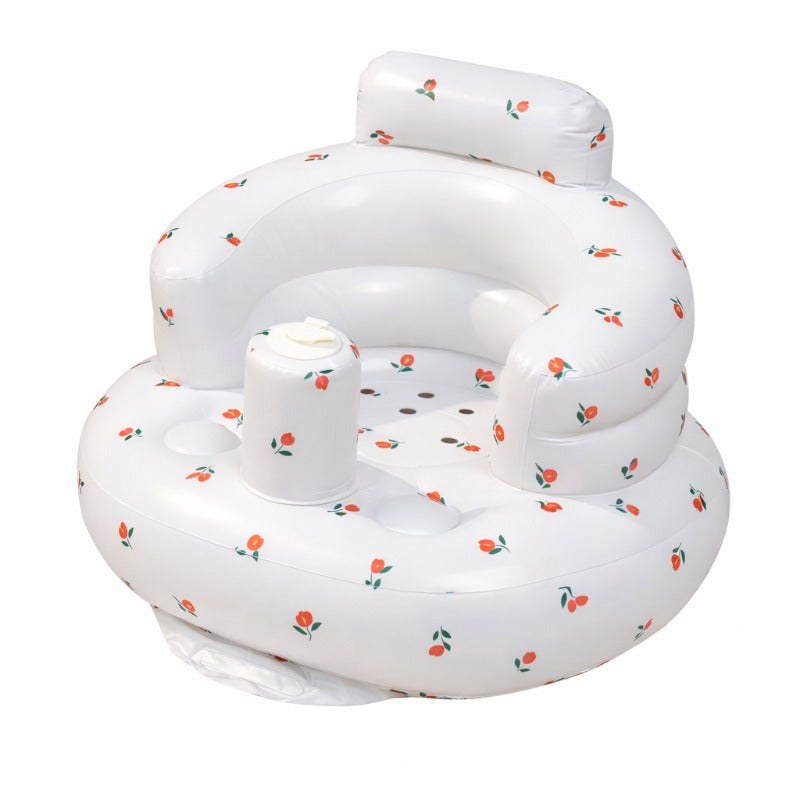 Inflatable Baby Seat with Built-In Pump