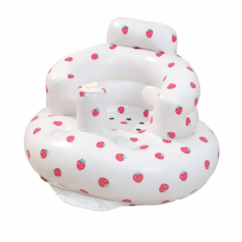 Inflatable Baby Seat with Built-In Pump