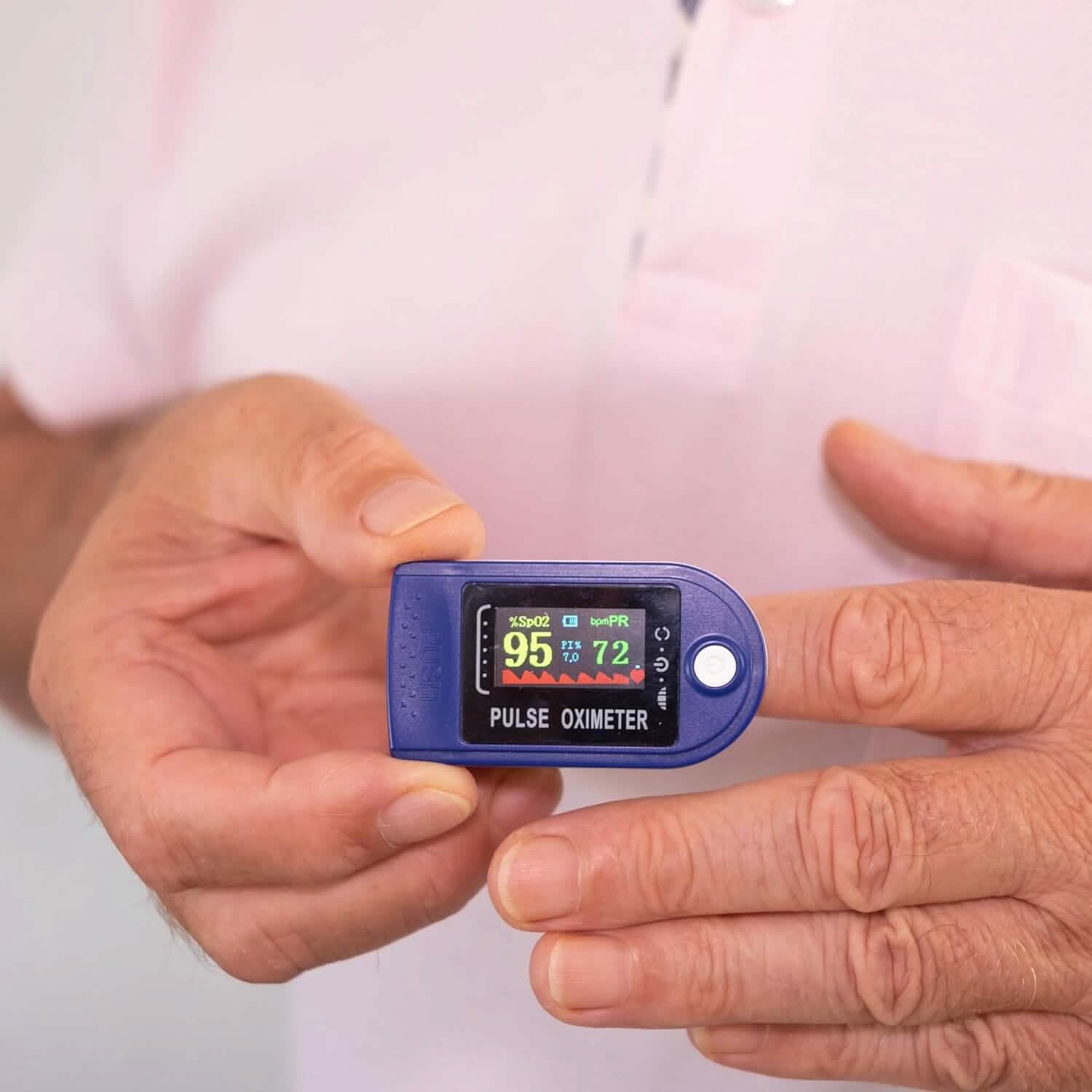 Finger Pulse Oximeter OLED Display