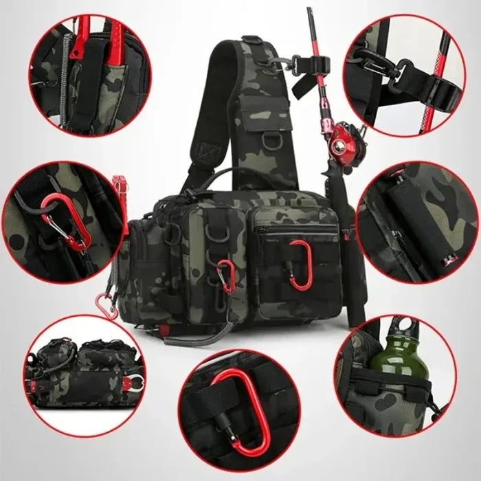 Convertible Fishing Pack with Rod & Drink Holders