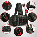 Convertible Fishing Pack with Rod & Drink Holders
