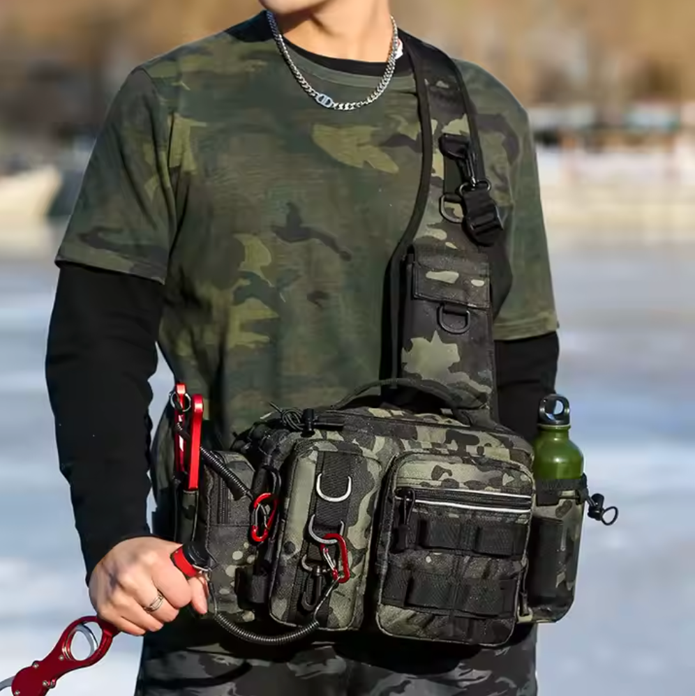 Convertible Fishing Pack with Rod & Drink Holders