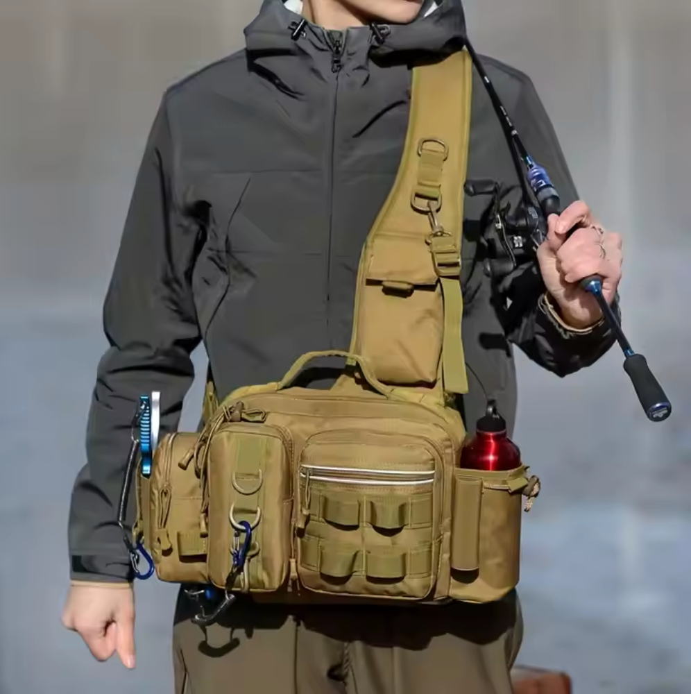 Convertible Fishing Pack with Rod & Drink Holders