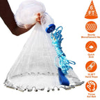 Fishing Cast Net Bait Trap Heavy Duty