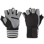 Fitness Workout Gloves with Wrist Wrap Strap