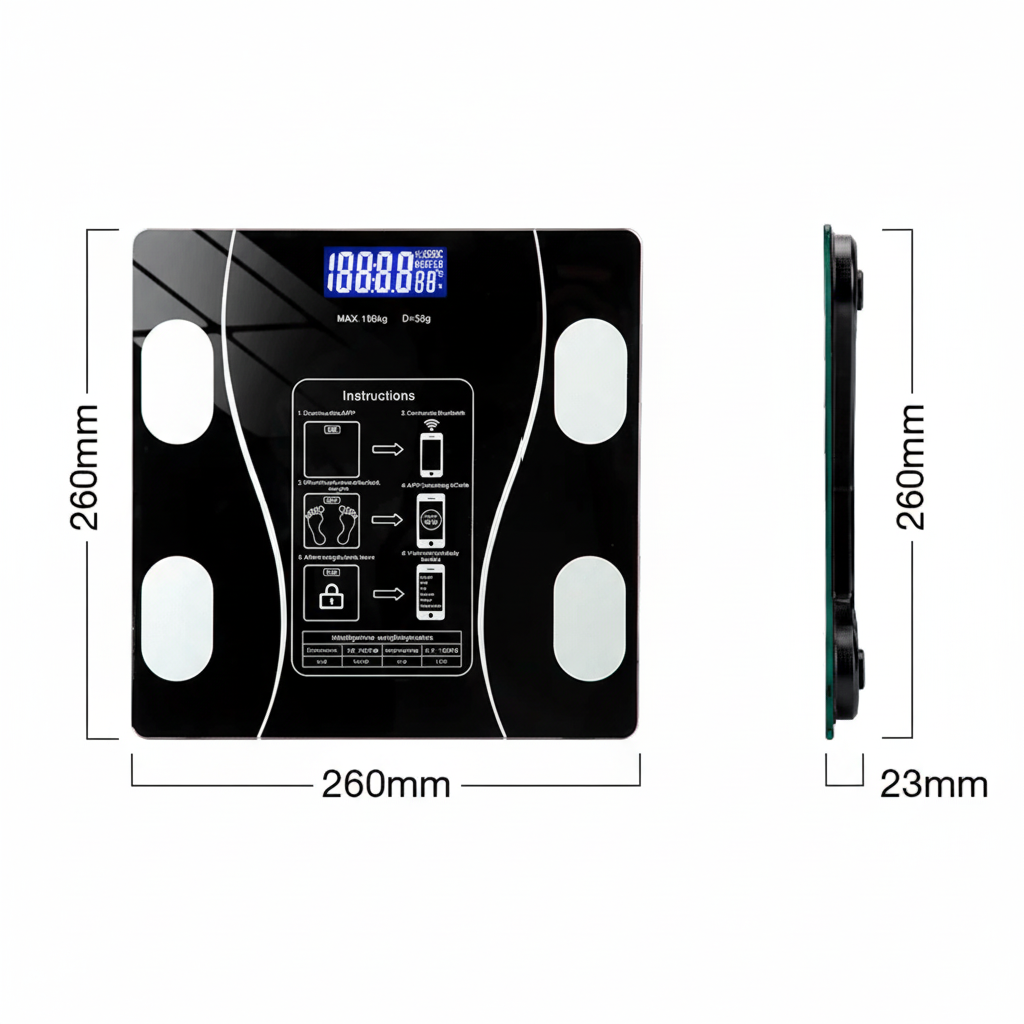 Smart Body Composition Scale with App Sync