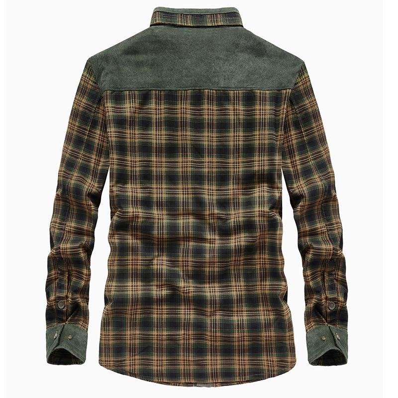 Men's Plaid Lined Shirt Jacket