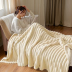 Fleece Throw Blanket Soft Cozy Plush Large Drape