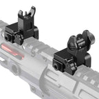 Flip Up Rear Front Aluminum Alloy Tactical Sight Set