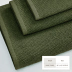Cotton Textured Bath Towel Set - Acacia Collection