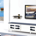 Floating Wall Mounted Strengthened Tempered Glass Shelf