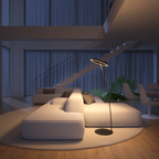 Floor Lamp LED Lighting Remote Control Adjustable Design