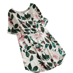 Flower Printed Short Sleeve Dress