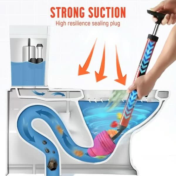 FLOWMAX – High-Pressure Plunger for Quick Clog Clearing