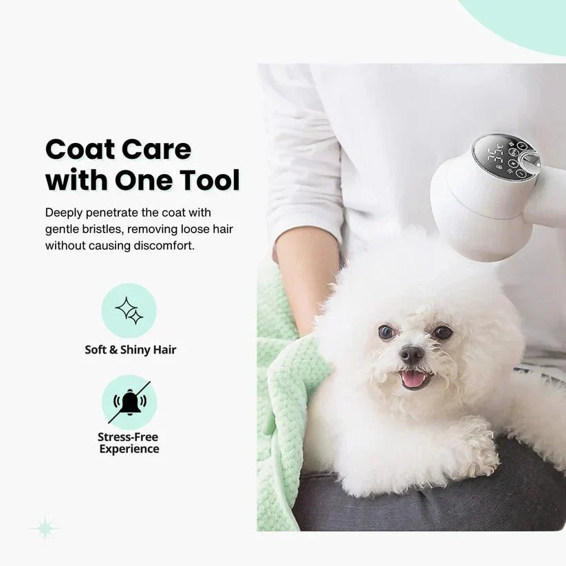 FluffDry • 2-in-1 Dog Hair Dryer & Brush