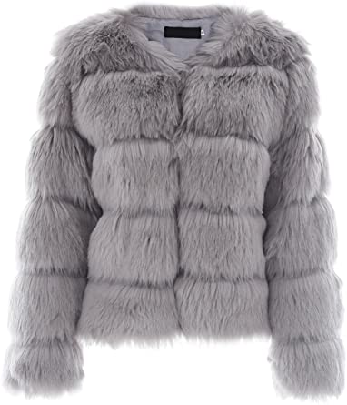 Fluffy Winter Jacket for Women - Stylish and Comfortable