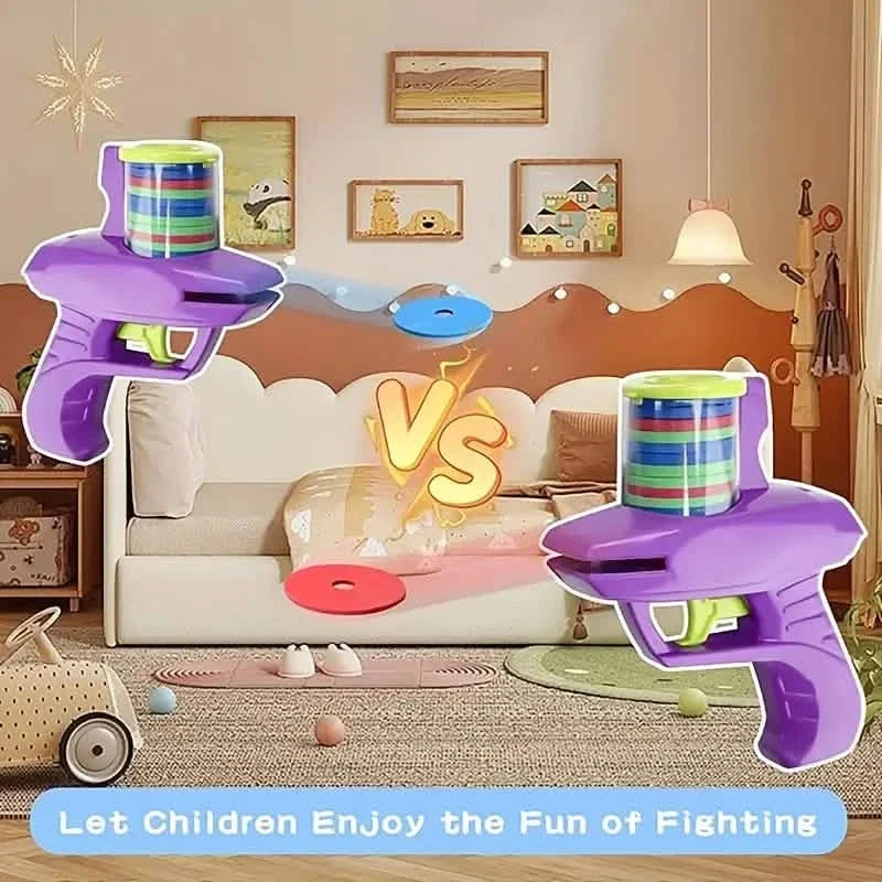Flying Foam Disc Launcher Handheld Shooter Game