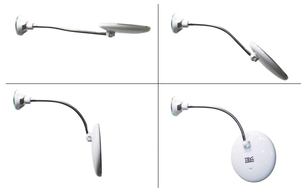 FOCUSLITE – LED Magnifying Mirror with Bright Light & 10x Zoom