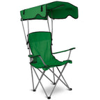 Foldable Beach Canopy Chair Sun Protection with Cup Holder