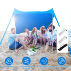 Foldable Beach Canopy Tent Collapsible Shade