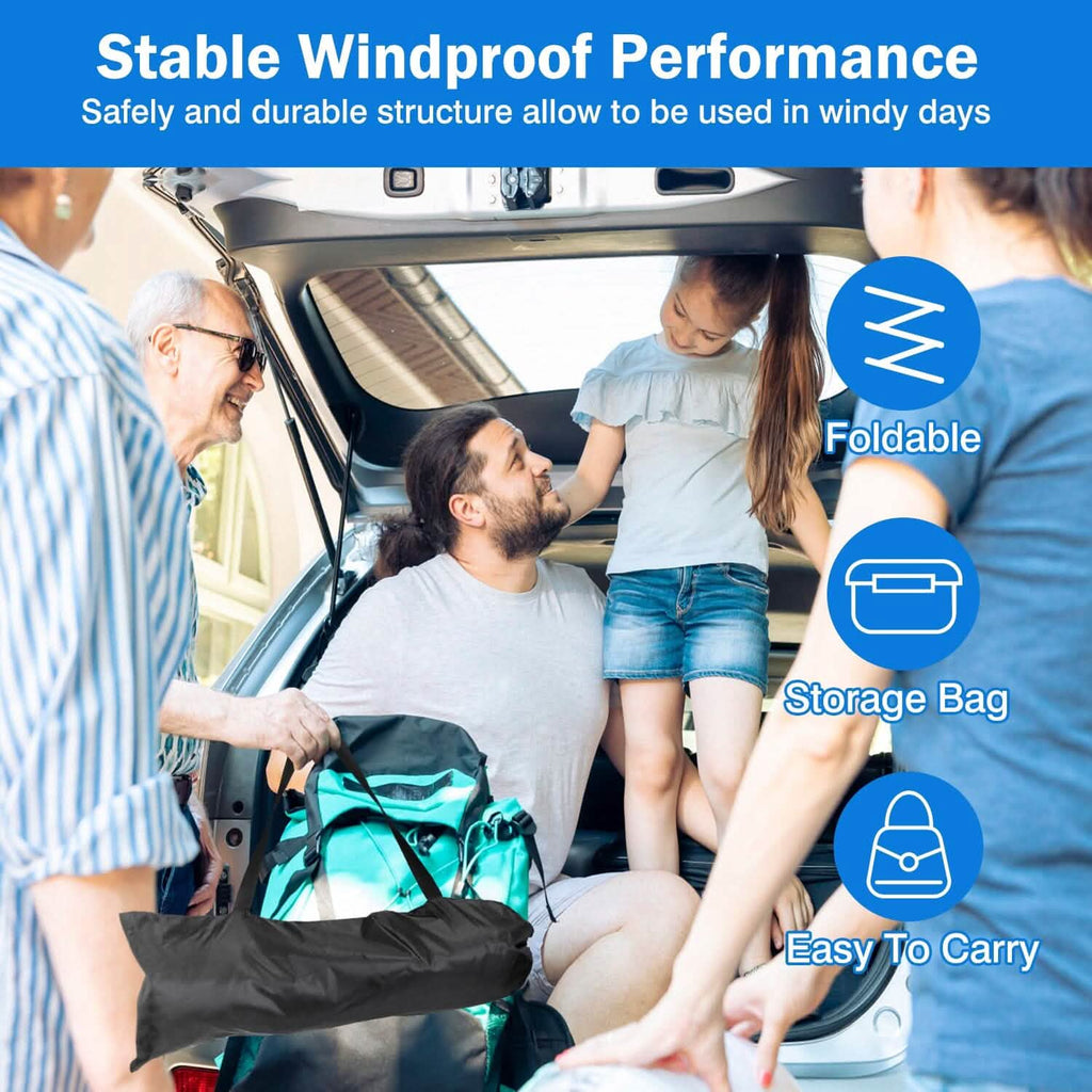 Foldable Beach Canopy Tent Collapsible Shade