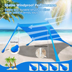 Foldable Beach Canopy Tent Collapsible Shade