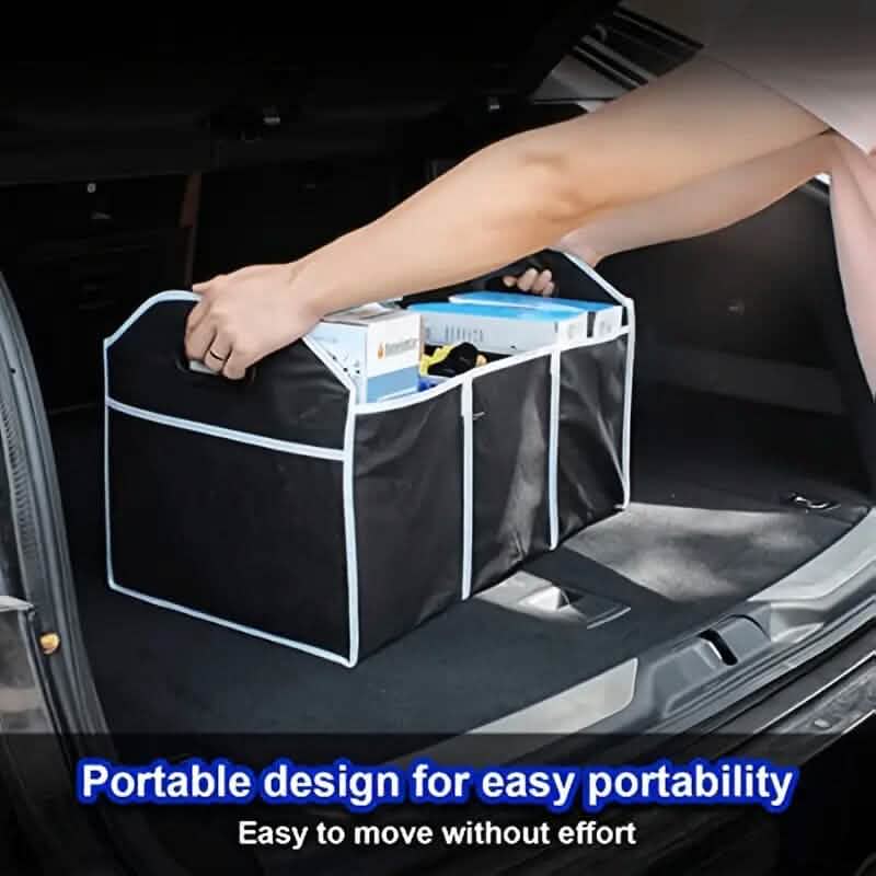 Foldable Canvas Car Trunk Organizer