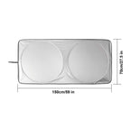 Foldable Car Windshield Visor Sunshade